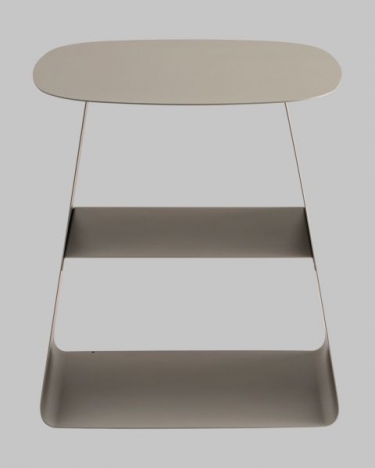 Журнальный столик Stool Group Leyre металл темно-серый