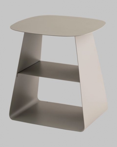 Журнальный столик Stool Group Leyre металл темно-серый