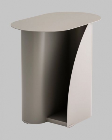 Журнальный столик Stool Group Yvaine металл темно-серый