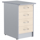 Тумба приставная Skyland IMAGO ТП-4.2А Клен Металлик