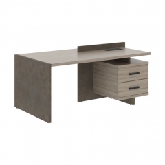 Стол руководителя правый Skyland WOODandSTONE СФ-531322 Дрифтвуд Бетон Чикаго темный