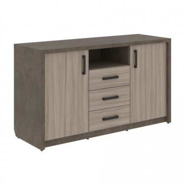 Греденция Skyland WOODandSTONE СФ-532101 Дрифтвуд Бетон Чикаго темный