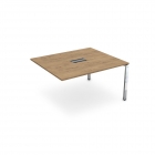 Стол системы БЭНЧ, переговорный, конечный ALSAV GLOSS LINE НСПК-П.928 Teakwood