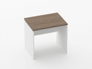 Стол прямой Персона Грата Deka ЛДСП каркас 75.06.08 Дуб Верцаска/Белый