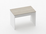 Стол прямой Персона Грата Deka ЛДСП каркас 75.06.10 Дуб Сантана светлый/Белый