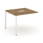 Проходной наборный элемент переговорного стола Рива CONCEPT CN.NPRG-011 Сандал Янтарный Белый