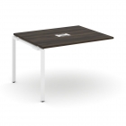 Проходной наборный элемент переговорного стола Рива CONCEPT CN.NPRG-012 Дуб Мали Белый