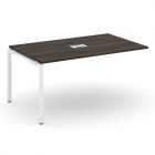 Проходной наборный элемент переговорного стола Рива CONCEPT CN.NPRG-014 Дуб Мали Белый