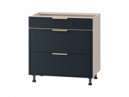 Напольный шкаф 3 ящика с системой плавного закрывания Витра Флоренция 108.92