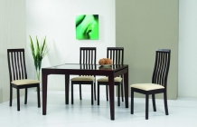 Обеденная группа ESF Benson 120 стол+4 стула Капучино