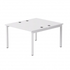 Бенч-система на 2 места на металлокаркасе, опоры 90 гр Everprof Everprof EVO 254S018 Белый