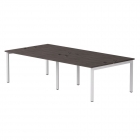 Бенч-система на 4 места на металлокаркасе, опоры 90 гр Everprof Everprof EVO 254S120 Дуб Пасадена Белый