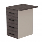 Тумба приставная с топом Everprof Everprof EVO 254Т1203 Дуб Пасадена Кашемир