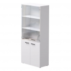 Шкаф комбинированный со стеклом Everprof Everprof EVO 254Н004 Белый