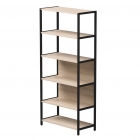 Стеллаж металлический высокий Everprof Everprof EVO 254Н008 Дуб Соната Черный