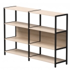 Набор стеллажных систем Everprof Everprof EVO 1 Дуб Соната Черный