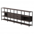 Набор стеллажных систем Everprof Everprof EVO 4 Дуб Пасадена Черный