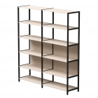 Набор стеллажных систем Everprof Everprof EVO 6 Кашемир Черный