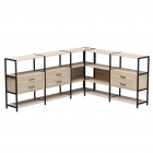 Набор стеллажных систем Everprof Everprof EVO 15 Дуб Соната Черный