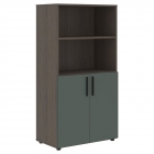 Шкаф с 1 комплектом глухих малых дверей Skyland VELION VMCS 80.5 Яшма черный Кобра