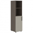 Шкаф-колонка с глухой малой дверью правый Skyland VELION VMCS 40.5 R Аметист Дуб Сильвер