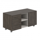 Тумба мобильная 3-секционная Норден Atlas NZ-0203.BT.BT Бренсон Трюфель