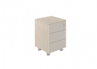 Тумба мобильная Норден Atlas NZ-0214.YN.GS Ясень Наварра Серый камень