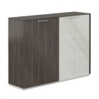 Шкаф средний двойной Норден Atlas NZ-0305+NZ-0335.BT.BT.GLM Бренсон Трюфель