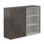 Шкаф средний двойной Норден Atlas NZ-0305+NZ-0325.BT.BT.GL Бренсон Трюфель