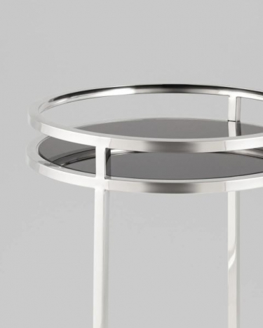 Журнальный стол Stool Group Гестия 4160 см серебро