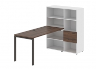 Рабочая станция Skyland EDIS EURST 1115 Дуб Денвер темный Мокко Белый