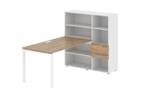 Рабочая станция Skyland EDIS EURST 1215 Дуб Денвер светлый Белый Белый