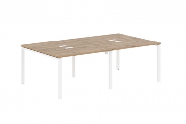 Бенч-система 4-местная Skyland EDIS EUWST 2313 Дуб Денвер светлый Белый