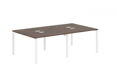 Бенч-система 4-местная Skyland EDIS EUWST 2313 Дуб Денвер темный Белый