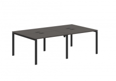 Бенч-система 4-местная Skyland EDIS EUWST 2313 Мокко Черный