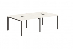 Бенч-система 4-местная Skyland EDIS EUWST 2313 Ясень Траун Мокко