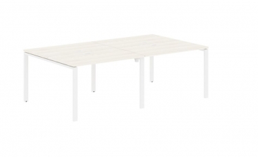 Бенч-система 4-местная Skyland EDIS EUWST 2313 Ясень Траун Белый