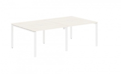 Бенч-система 4-местная Skyland EDIS EUWST 2313 Ясень Траун Белый