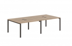 Бенч-система 4-местная Skyland EDIS EUWST 2713 Дуб Денвер светлый Мокко