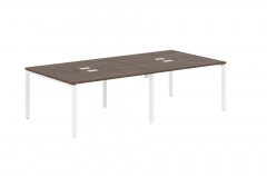 Бенч-система 4-местная Skyland EDIS EUWST 2713 Дуб Денвер темный Белый