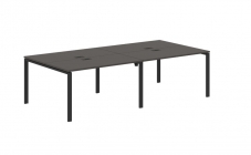 Бенч-система 4-местная Skyland EDIS EUWST 2713 Мокко Черный