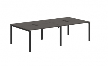 Бенч-система 4-местная Skyland EDIS EUWST 2713 Мокко Черный