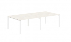 Бенч-система 4-местная Skyland EDIS EUWST 2713 Ясень Траун Белый