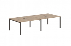 Бенч-система 4-местная Skyland EDIS EUWST 3113 Дуб Денвер светлый Мокко