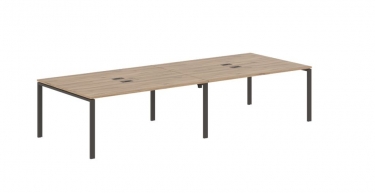 Бенч-система 4-местная Skyland EDIS EUWST 3513 Дуб Денвер светлый Мокко