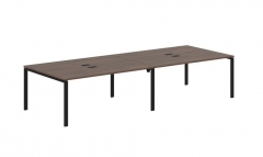 Бенч-система 4-местная Skyland EDIS EUWST 3513 Дуб Денвер темный Черный