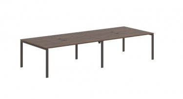 Бенч-система 4-местная Skyland EDIS EUWST 3513 Дуб Денвер темный Мокко