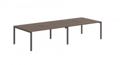 Бенч-система 4-местная Skyland EDIS EUWST 3513 Дуб Денвер темный Мокко