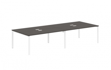 Бенч-система 4-местная Skyland EDIS EUWST 3513 Мокко Белый