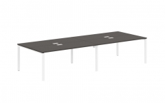 Бенч-система 4-местная Skyland EDIS EUWST 3513 Мокко Белый